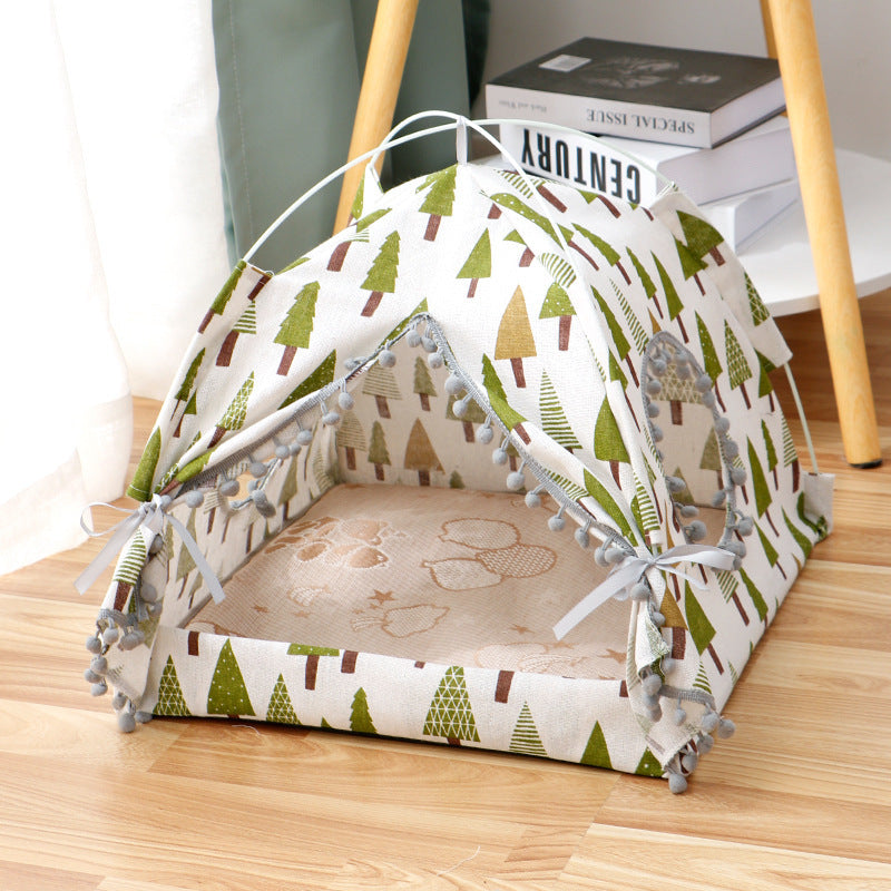 Cozy Cat Tent Bed – Enclosed Hideaway for Cats