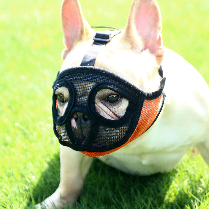 Atmungsaktiver Maulkorb für kleine Hunde & Französische Bulldoggen