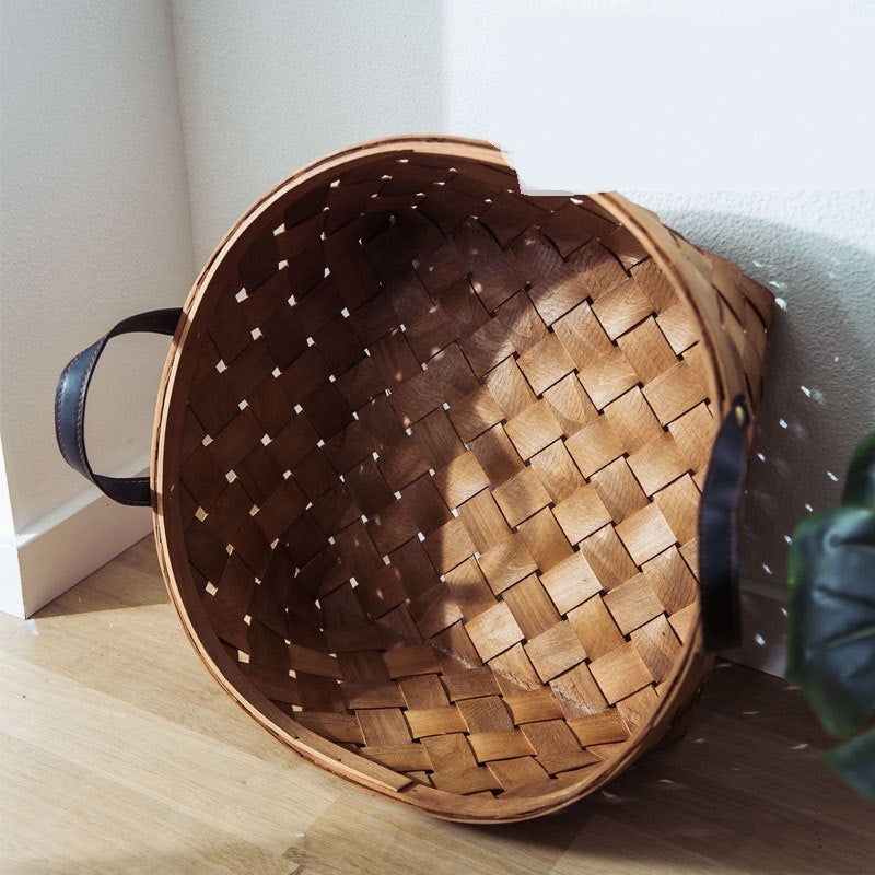 Bamboo Rattan Pet Bed – Cat & Dog Tent House with Cushion