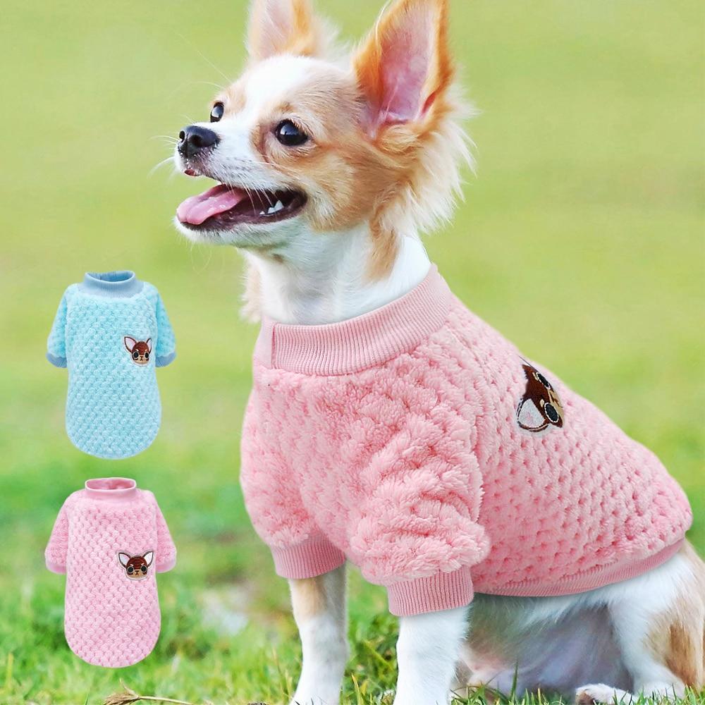 Winter Warm Dog Jacket – Soft Coat for Small & Medium Pets