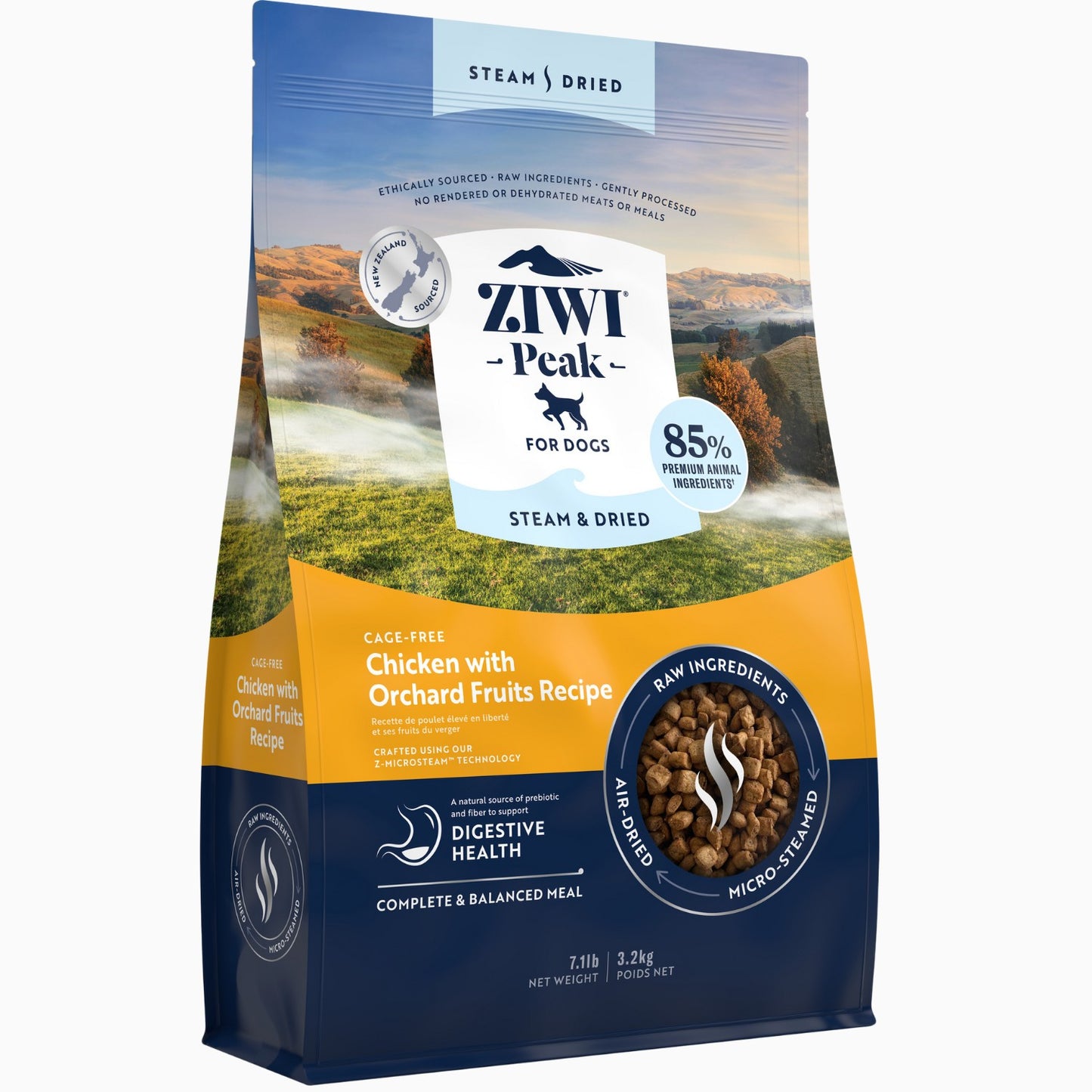 Ziwi Peak Dog Steam & Dried Chicken 3.2 kg.