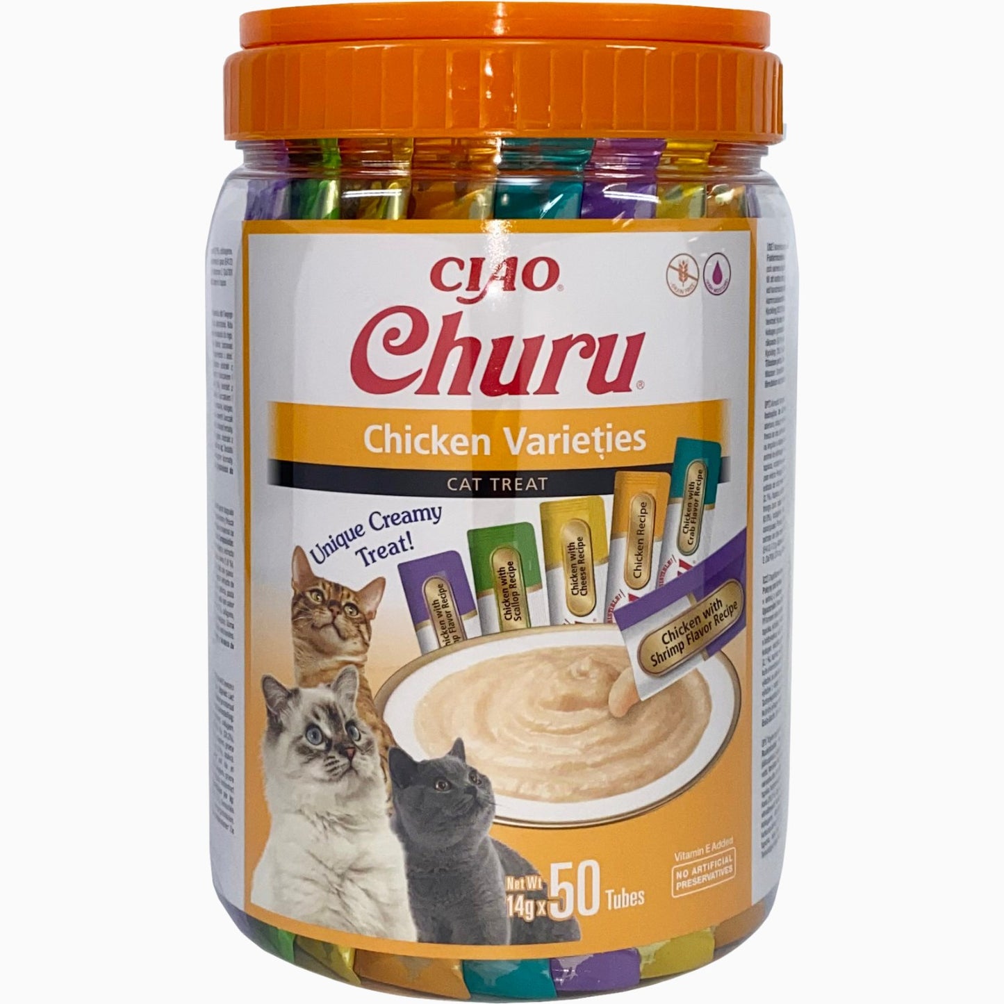 Churu Puree CAT Multipack JAR Chicken 50 pcs.