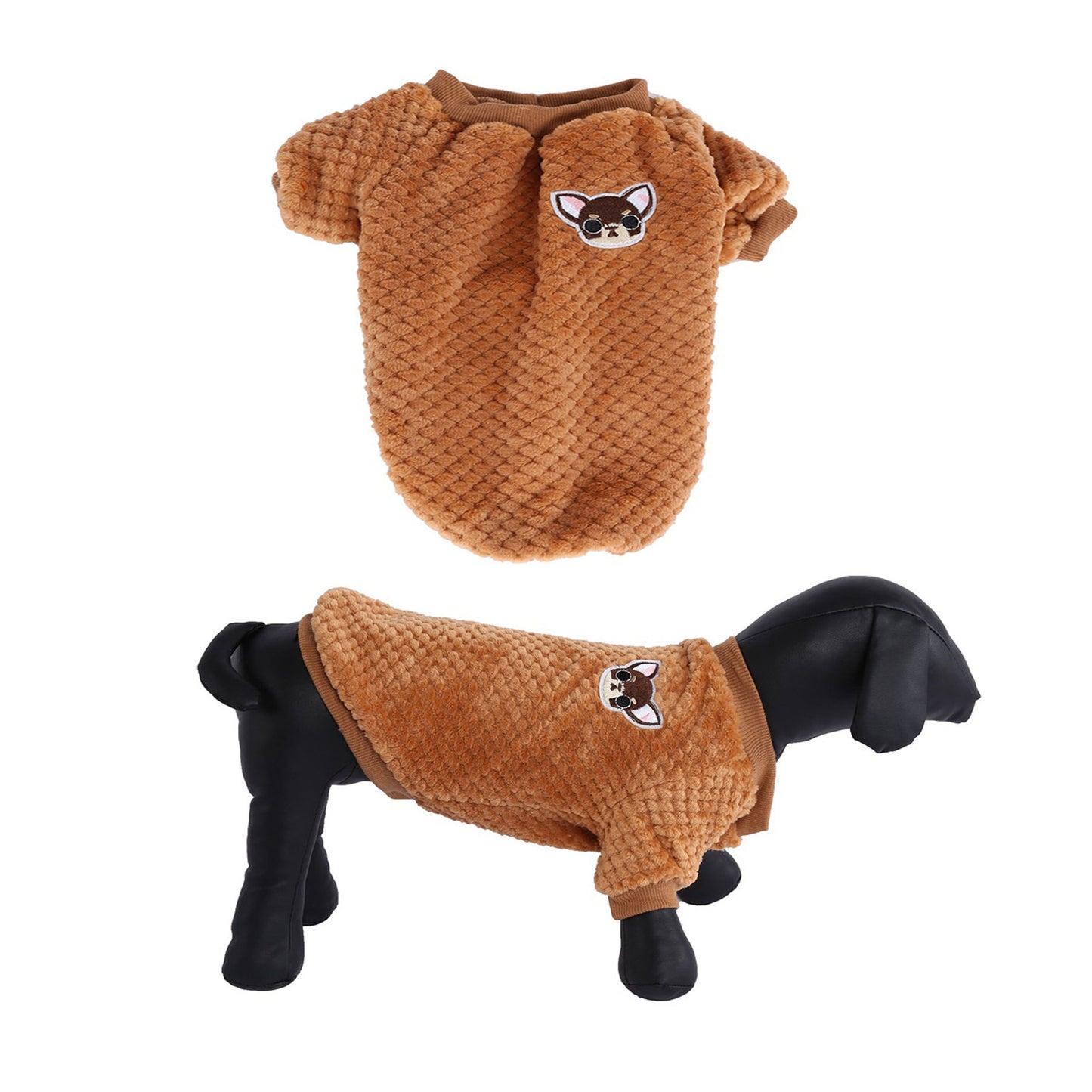 Winter Warm Dog Jacket – Soft Coat for Small & Medium Pets