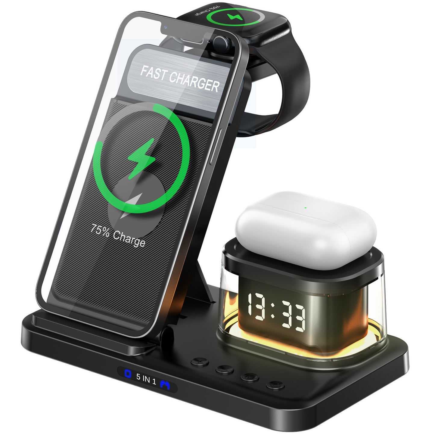 Drahtlose 5-in-1-Ladestation