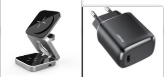 3-in-1 faltbare magnetische kabellose Ladestation