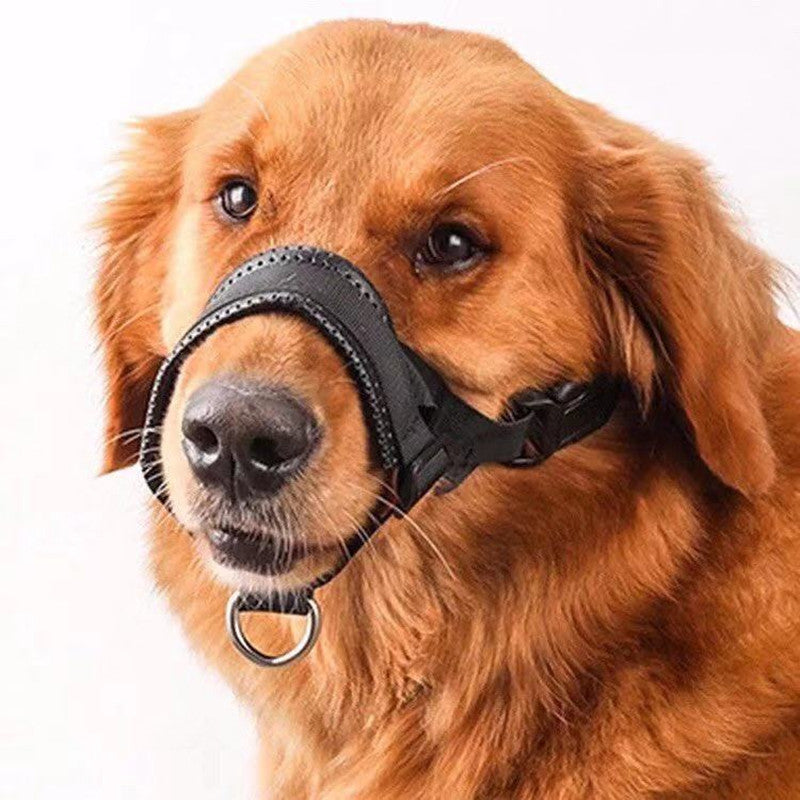 Breathable Nylon Dog Muzzle – Anti-Bite, Anti-Bark & Drink-Friendly
