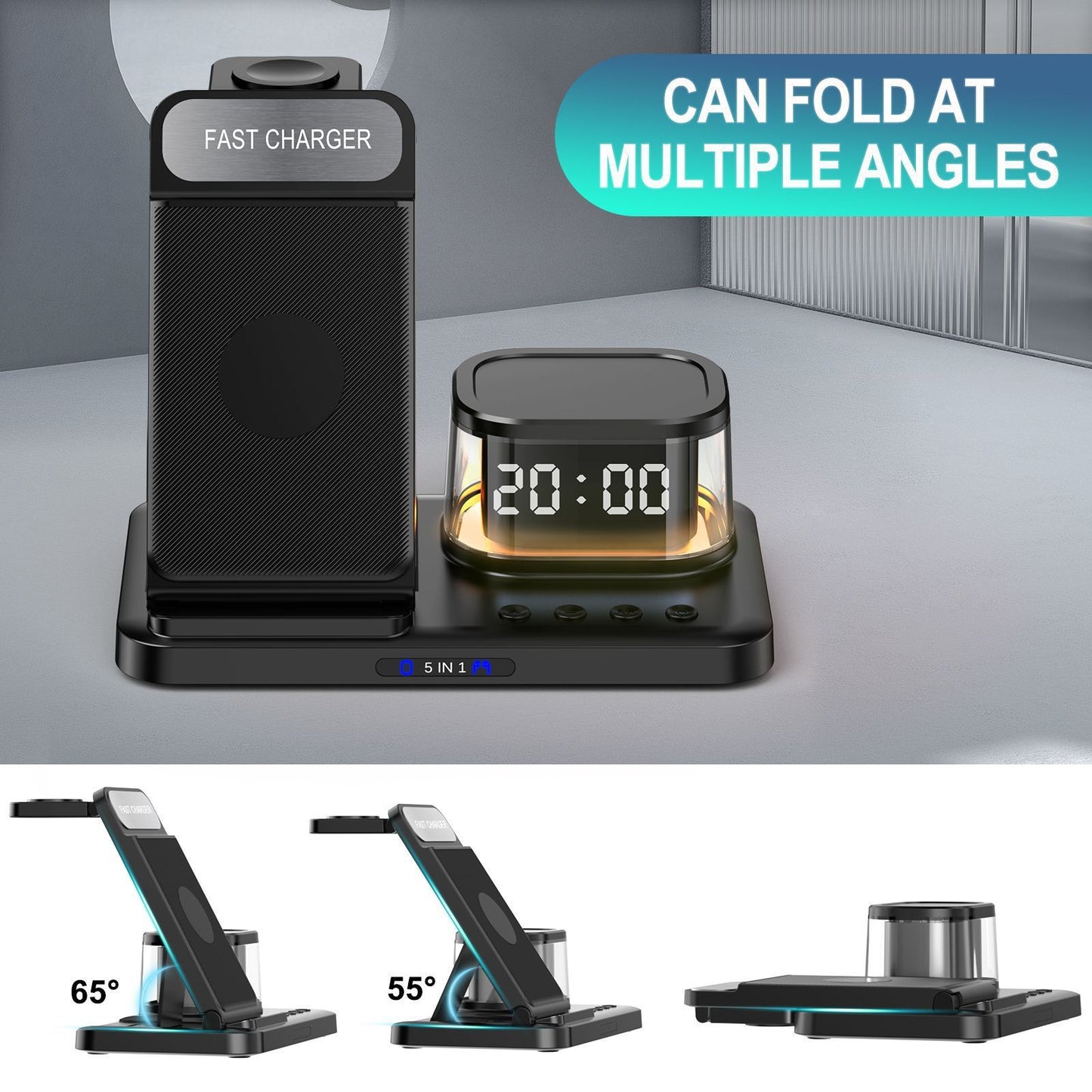 Drahtlose 5-in-1-Ladestation