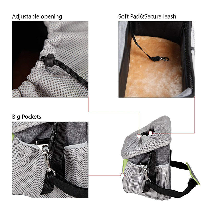 Paws & Pedals – Pet Bike Basket for Small Dogs & Cats