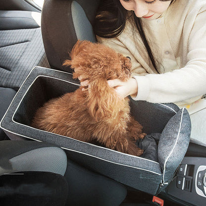 Pet Car Seat Carrier – Safe Travel Bed for Cats & Dogs