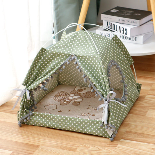 Cozy Cat Tent Bed – Enclosed Hideaway for Cats