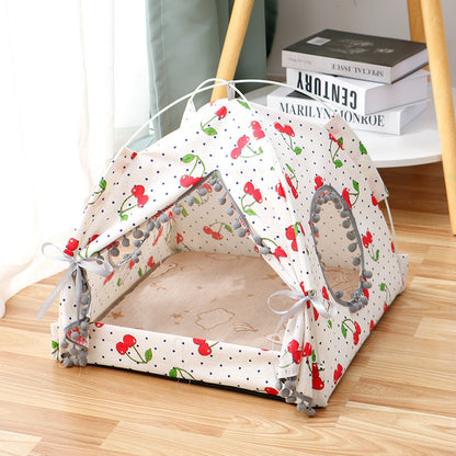 Cozy Cat Tent Bed – Enclosed Hideaway for Cats
