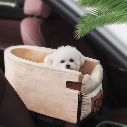 Pet Car Seat Carrier – Safe Travel Bed for Cats & Dogs