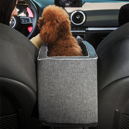 Pet Car Seat Carrier – Safe Travel Bed for Cats & Dogs