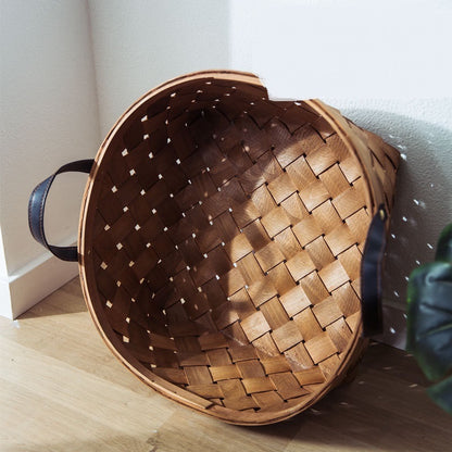 Bamboo Rattan Pet Bed – Cat & Dog Tent House with Cushion