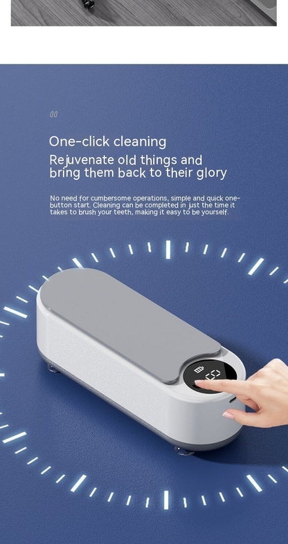 Portable Ultrasonic Glasses Cleaner: Compact, Automatic and Powerful