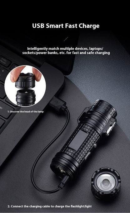 3-in-1 Waterproof Flashlight Lighter