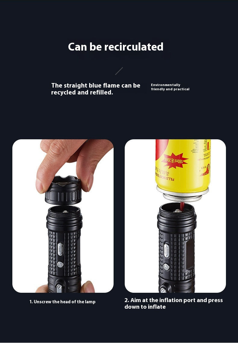 3-in-1 Waterproof Flashlight Lighter