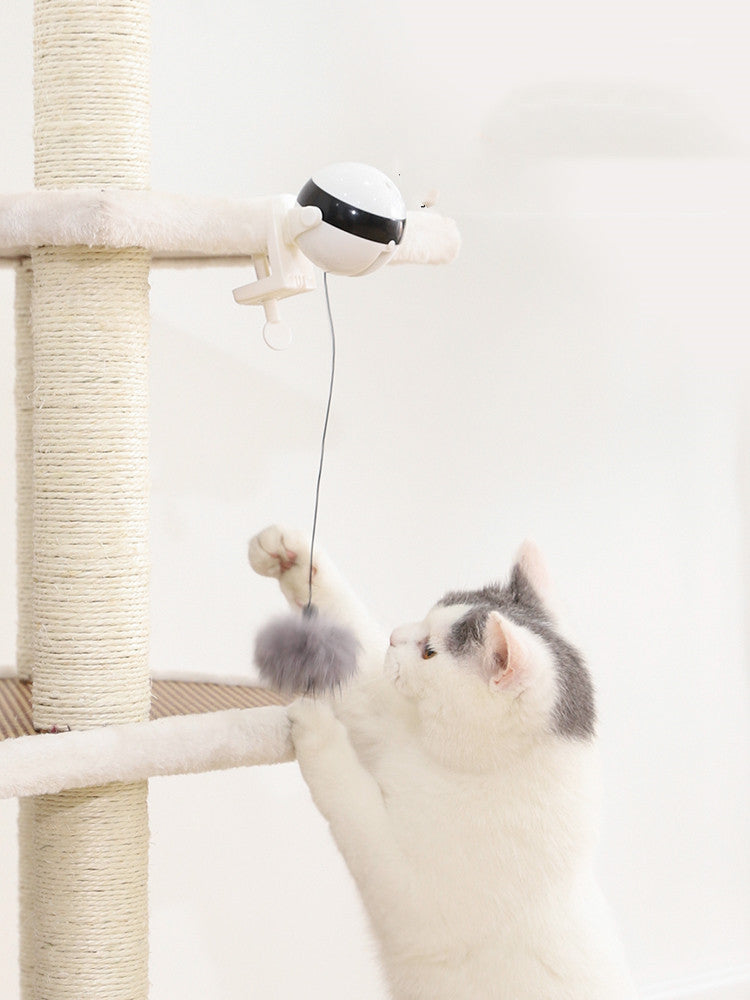 Smart Interactive Electric Cat Toy – Automatic Lifting Teaser Ball