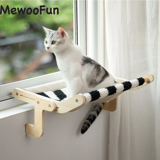 Cat Window Hammock – Cozy, Washable Winter Perch for Pets up to 40 lbs