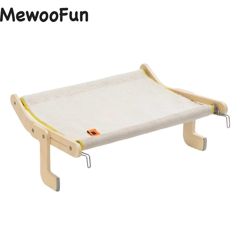 Cat Window Hammock – Cozy, Washable Winter Perch for Pets up to 40 lbs