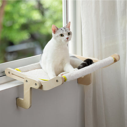 Cat Window Hammock – Cozy, Washable Winter Perch for Pets up to 40 lbs