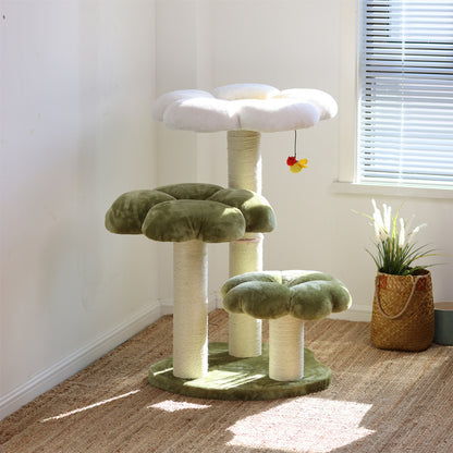 Cat Tree with Cozy Bed – All-in-One Climbing & Nap Station
