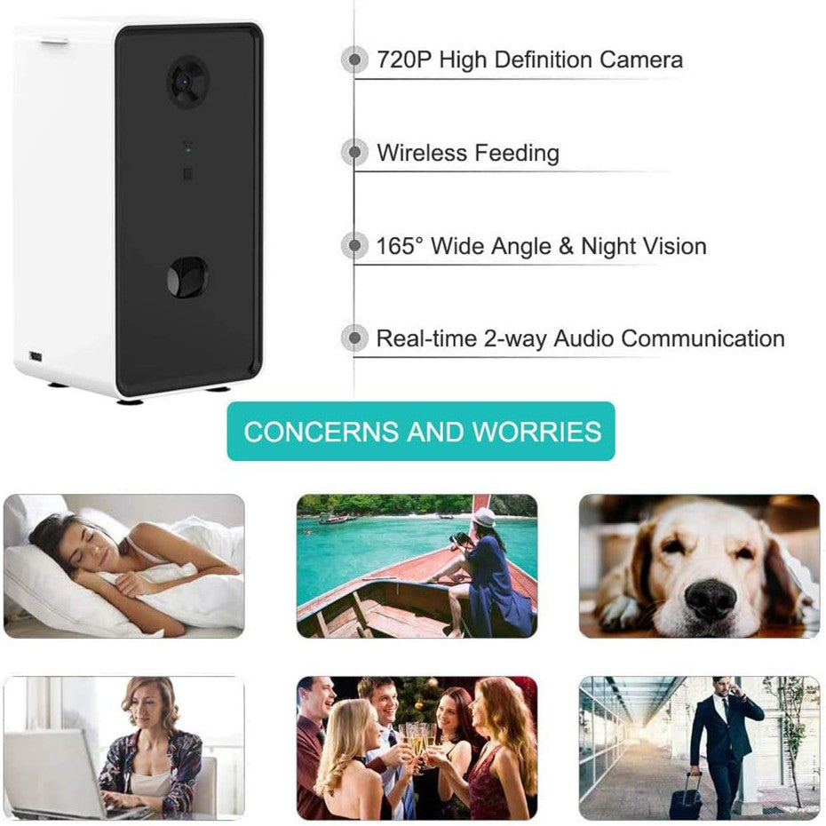 Automatic Smart Pet Feeder with Interactive Play