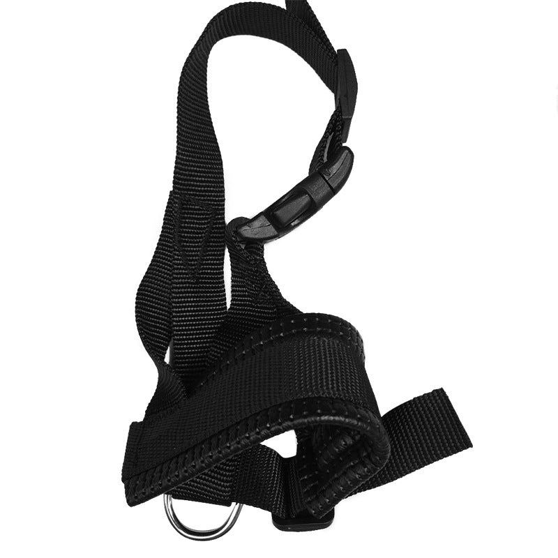 Breathable Nylon Dog Muzzle – Anti-Bite, Anti-Bark & Drink-Friendly
