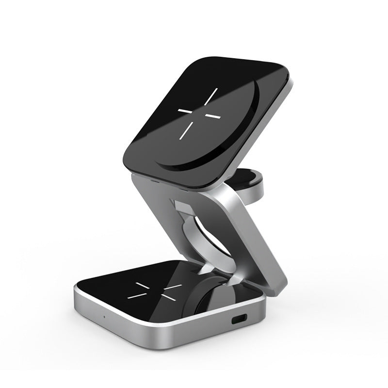 3-in-1 Foldable Magnetic Wireless Charging Station