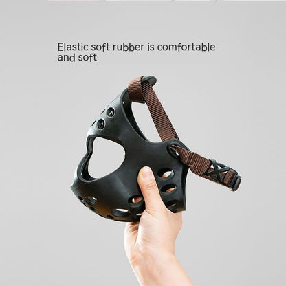 Soft Silicone Dog Muzzle – Anti-Bite & Breathable Pet Mouth Cover