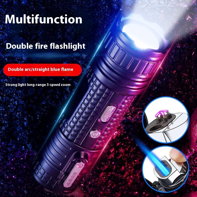 3-in-1 Waterproof Flashlight Lighter