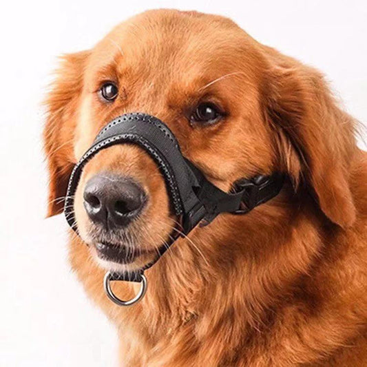 Breathable Nylon Dog Muzzle – Anti-Bite, Anti-Bark & Drink-Friendly