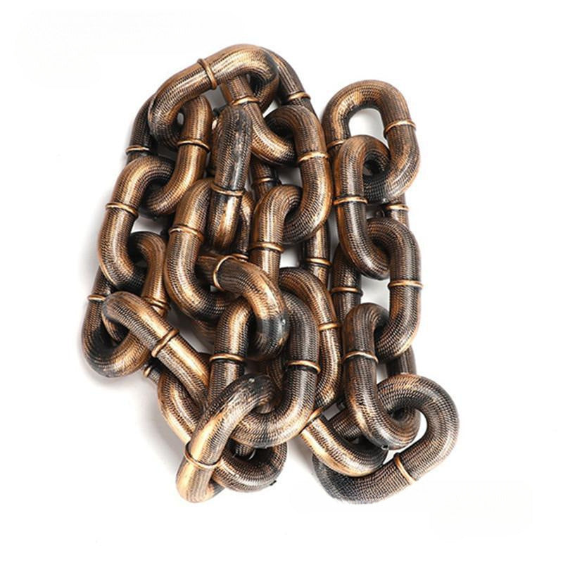 Hollow Plastic Simulation Iron Chain for Pets