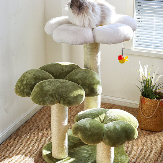 Cat Tree with Cozy Bed – All-in-One Climbing & Nap Station