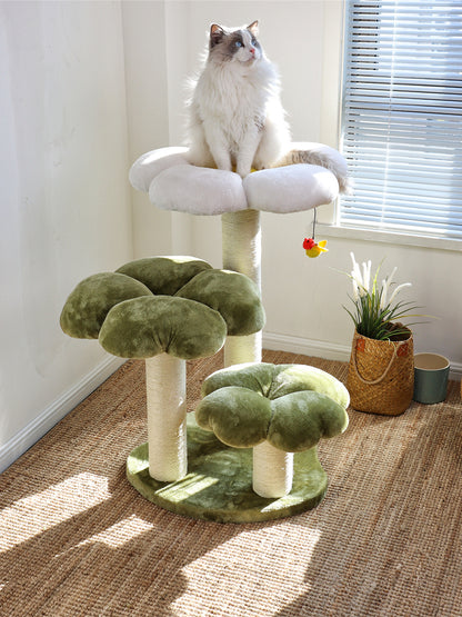 Cat Tree with Cozy Bed – All-in-One Climbing & Nap Station