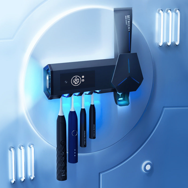 UV Toothbrush Sterilizer with Non-Perforating Mount