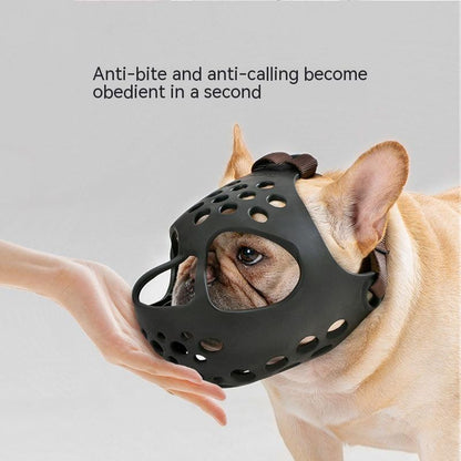 Soft Silicone Dog Muzzle – Anti-Bite & Breathable Pet Mouth Cover