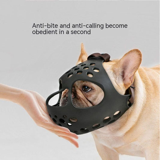 Soft Silicone Dog Muzzle – Anti-Bite & Breathable Pet Mouth Cover