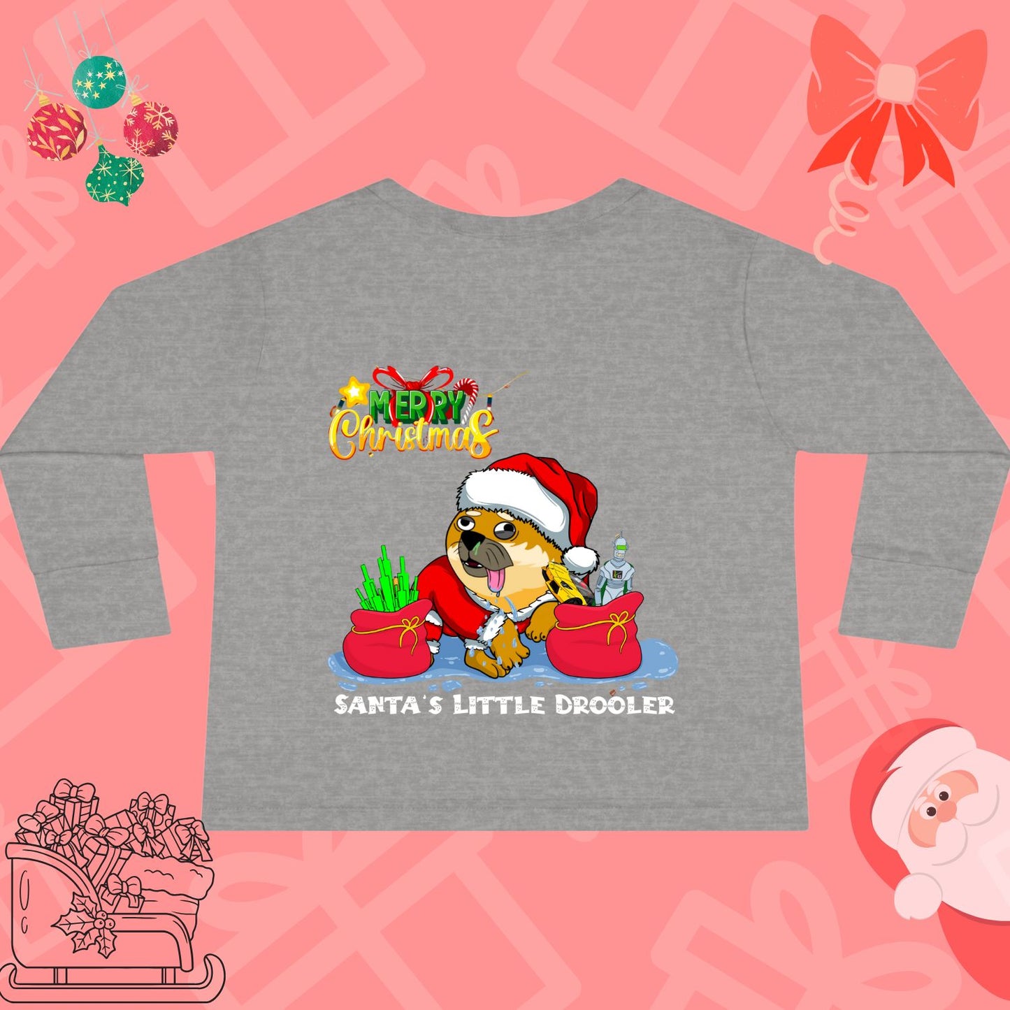 Santa's Drooler | Toddler Sweatshirt