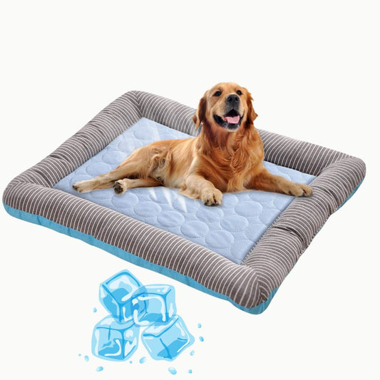 Cooling Pet Bed Mat – Soft, Breathable Summer Pad for Dogs & Cats