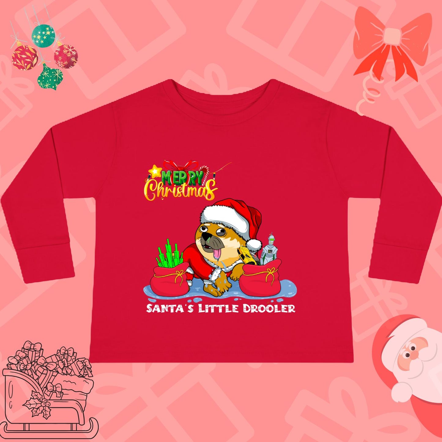 Santa's Drooler | Toddler Sweatshirt