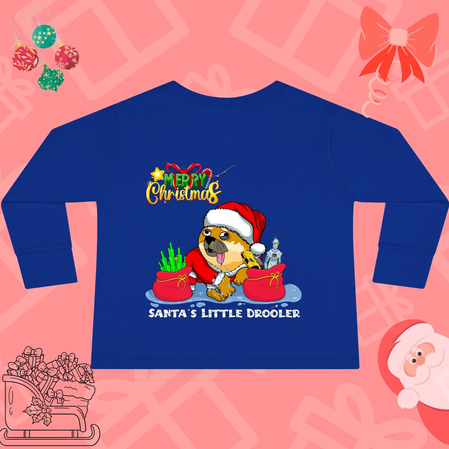 Santa's Drooler | Toddler Sweatshirt