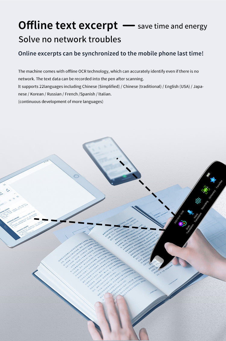 Smart Voice Scan Translator Pen