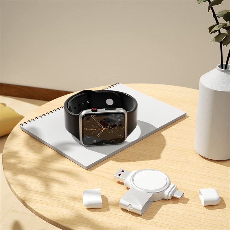 2-in-1 Magnetic Wireless Charger for Apple Watch